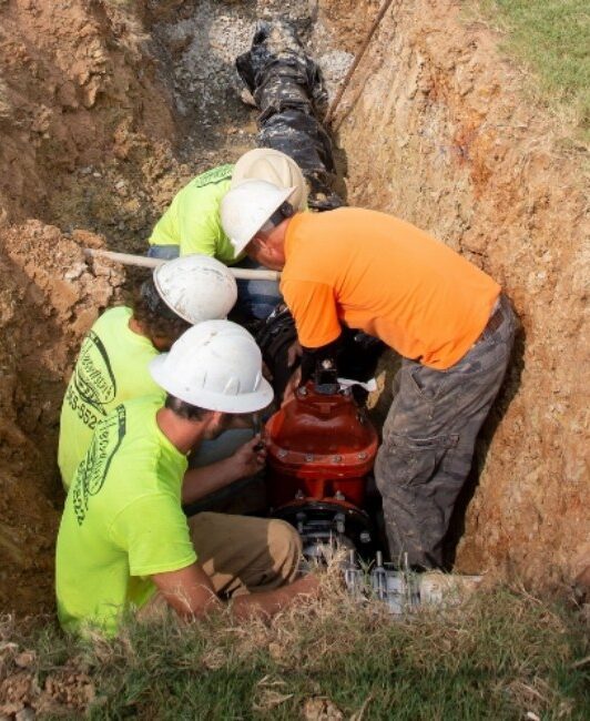 water main installation