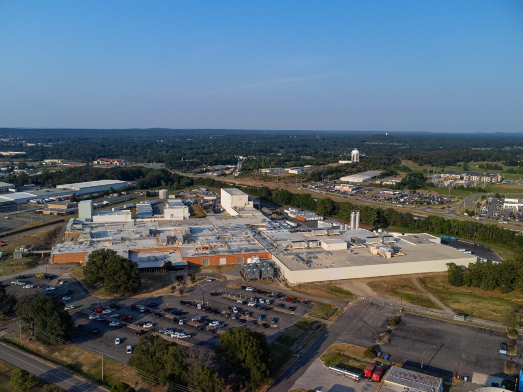 Side view of building